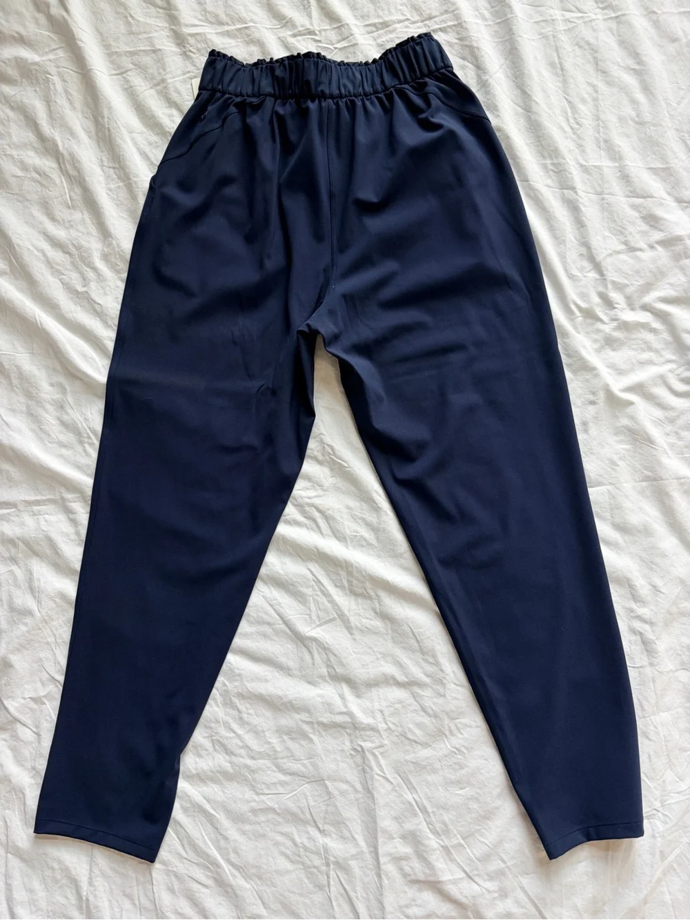 lululemon athletica Navy Ankle-Length Cropped Pants